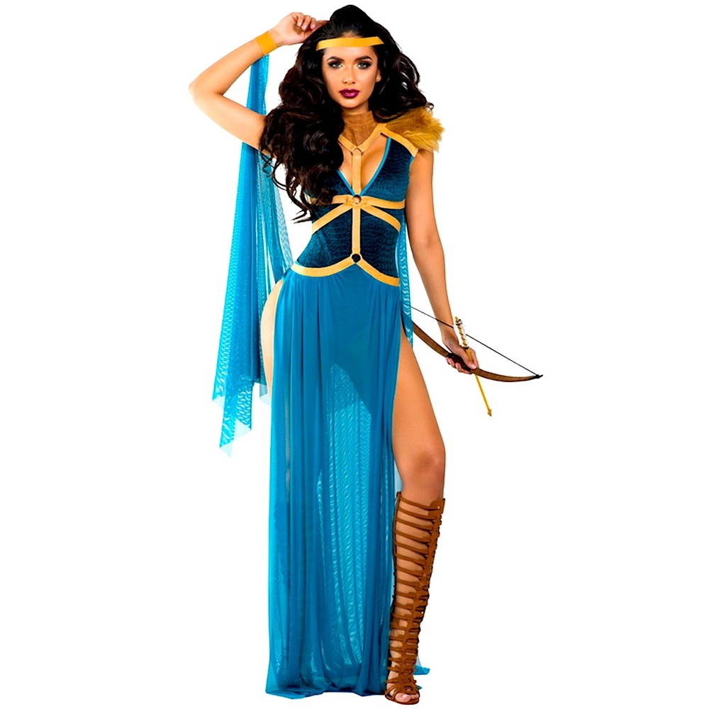 Maiden Of The Throne costume RenaissanceCostume Medieval Maiden huntress